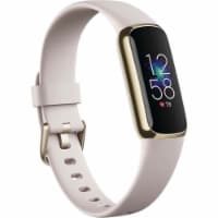 Fitbit Luxe Fitness Tracker with Band - White/Solf Gold