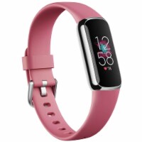 Fitbit Luxe Fitness Tracker with Band - Platinum/Orchid