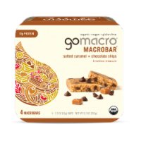 GoMacro® Salted Caramel and Chocolate Chip MacroBar® Perspective: Main