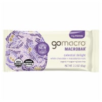 GoMacro® White Chocolate and Macadamia Nuts MacroBar® Perspective: Main