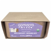 GoMacro® White Chocolate and Macadmia Nuts MacroBar® Perspective: Main