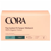 Cora® Comfort Fit Tampon™ Super/Super Plus Unscented Perspective: Main