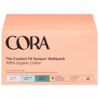 Cora® The Comfort Fit Tampon Multipack Perspective: Main