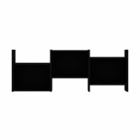 Hampton Zig-Zag Wall D�cor Shelves in Black
