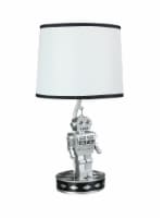 Retro 1960's Style Square Head Robot Sci-Fi Design Table Lamp With Shade Retro Décor