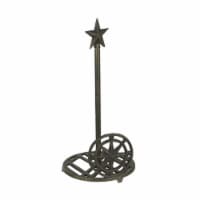 Cast Iron Compass Rose Countertop Paper Towel Holder Nautical Kitchen Decor