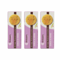 Crispy French Waffle Crackers by Tresors Gourmands-3 Pack (9.9 ounce)