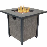 Sunnydaze 25.25 in Kleifar Metal Smokeless Propane Gas Fire Pit Table