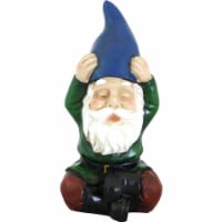 Sunnydaze Sage the Yoga Garden Gnome Statue Decoration - 14-Inch