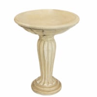20 Bird Bath Reinforced Concrete Durable Outdoor Grecian Style Garden Bird Bath