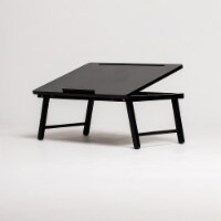 Lada Black Adjustable Laptop Desk Bed Tray