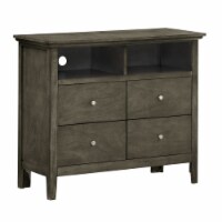 Hammond Gray 4 Drawer Chest Of Drawers (42 In L. X 18 In W. X 36 In H.)
