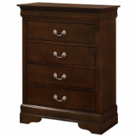 Cappuccino 4 Drawer Chest Of Drawers (31 In L. X 16 In W. X 41 In H.)