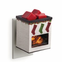 Candle Warmers Holiday Fireplace Pluggable Warmer Perspective: Main