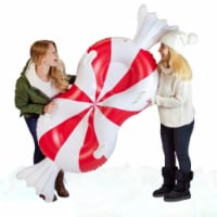 SnowCandy Peppermint Double Rider Snow Tube