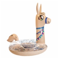 PoolCandy Glitter Llama Pool Tube Perspective: Main