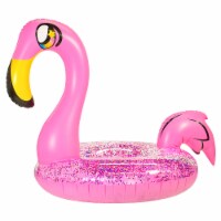 PoolCandy Glitter Flamingo Pool Tube Perspective: Main