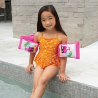 PoolCandy Little Tikes Beach Pink Fabric Arm Floaties LT2726BPK