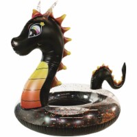 PoolCandy 42 In. Black Dragon Inflatable Pool Tube Float PC2742BRD