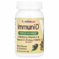 YumV's Kid's Elderberry Vitamin C & Vitamin D Triple Defense Berry 25 mcg (1 000 IU)