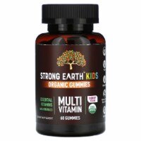 YumV's Strong Earth Kids Organic Gummies Multi Vitamin Berry - 60 Gummies
