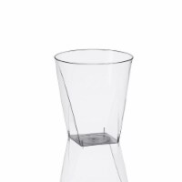 2 oz. Clear Square Bottom Disposable Plastic Shot Cups (500 Cups)
