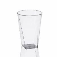 7 oz. Clear Square Bottom Disposable Plastic Cups (500 Cups)