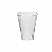 2 oz. Clear Square Plastic Shot Glasses (960 Glasses)