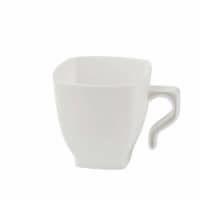 2 oz. White Square Plastic Mini Coffee Tea Cups (240 Cups)