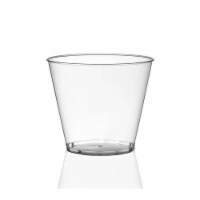 9 oz. Crystal Clear Plastic Disposable Party Cups (500 Cups)