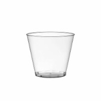 5 oz. Crystal Clear Plastic Disposable Party Cups (500 Cups)