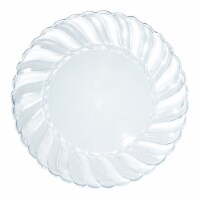 7.5  Clear Flair Plastic Appetizer/Salad Plates (180 Plates)
