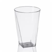 10 oz. Clear Square Bottom Disposable Plastic Cups (500 Cups)