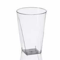 10 oz. Clear Square Bottom Disposable Plastic Cups (500 Cups)