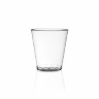 2 oz. Clear Round Plastic Disposable Shot Glasses (1200 Glasses)