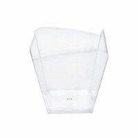 3.5 oz. Clear Small Square Disposable Plastic Cups (288 Cups)