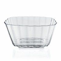 Clear Fluted Rectangular Disposable Plastic Pudding Cups (288 Cups)