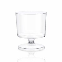 2 oz. Clear Round Plastic Disposable Mini Wine Glasses (480 Glasses)