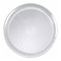 16  Clear Pavilion Round Disposable Plastic Trays (24 Trays)