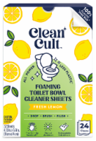 Clean Cult™ Foaming Toilet Bowl Cleaner Sheets - Fresh Lemon Perspective: Main