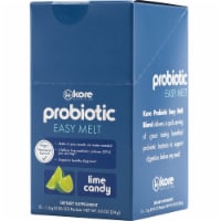 Kore Nutrition Probiotic Easy Melt Lime Candy Flavor Packets