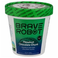 Brave Robot Hazelnut Chocolate Chunk Animal-Free Ice Cream Perspective: Main