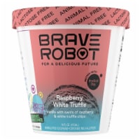 Brave Robot Raspberry White Truffle Animal-Free Ice Cream Perspective: Main