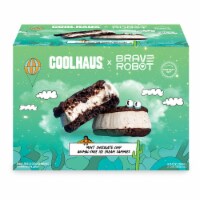 Brave Robot x Coolhaus Mint Chocolate Chip Animal-Free Ice Cream Sandwiches