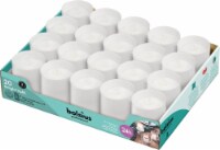 Bolsius Votive Candles 2 X 2.75 Unbreakable Clear Plastic Cups 20 Pack