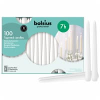 Bolsius 10 Bulk Taper Candles Wedding Home Decor Candle - Set Of 100