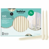 Bolsius 10 Bulk Taper Candles Wedding Home Decor Candle - Set Of 100