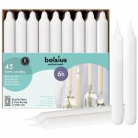 Bolsius 7 Household Taper Candles - Home Decor Table Candles - 45 Pack