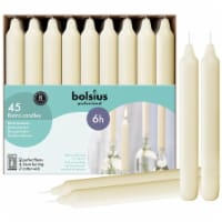 Bolsius 7 Household Taper Candles - Home Decor Table Candles - 45 Pack