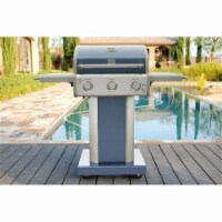 Kenmore PG-4030400LD-AZURE 3 Burner Outdoor Patio Gas BBQ Propane Grill, Azure